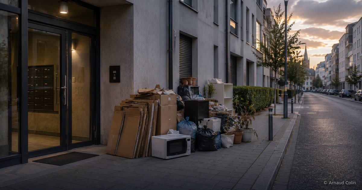 Déménagement à Luxembourg-Ville : comment éviter de bloquer le local poubelles ?
